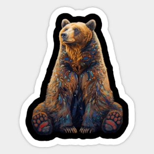 Grizzly Bear Fierce Footfalls Sticker